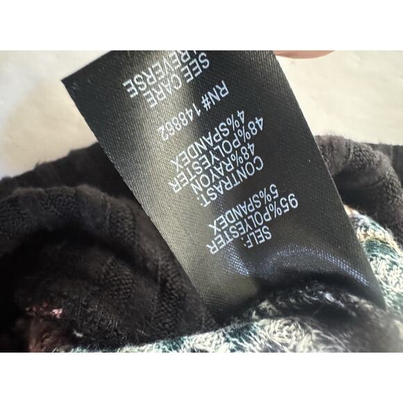 Torrid Size 2 Plaid Surplice Top Waffle Knit Holiday Drop Shoulder #5761 - Picture 14 of 16